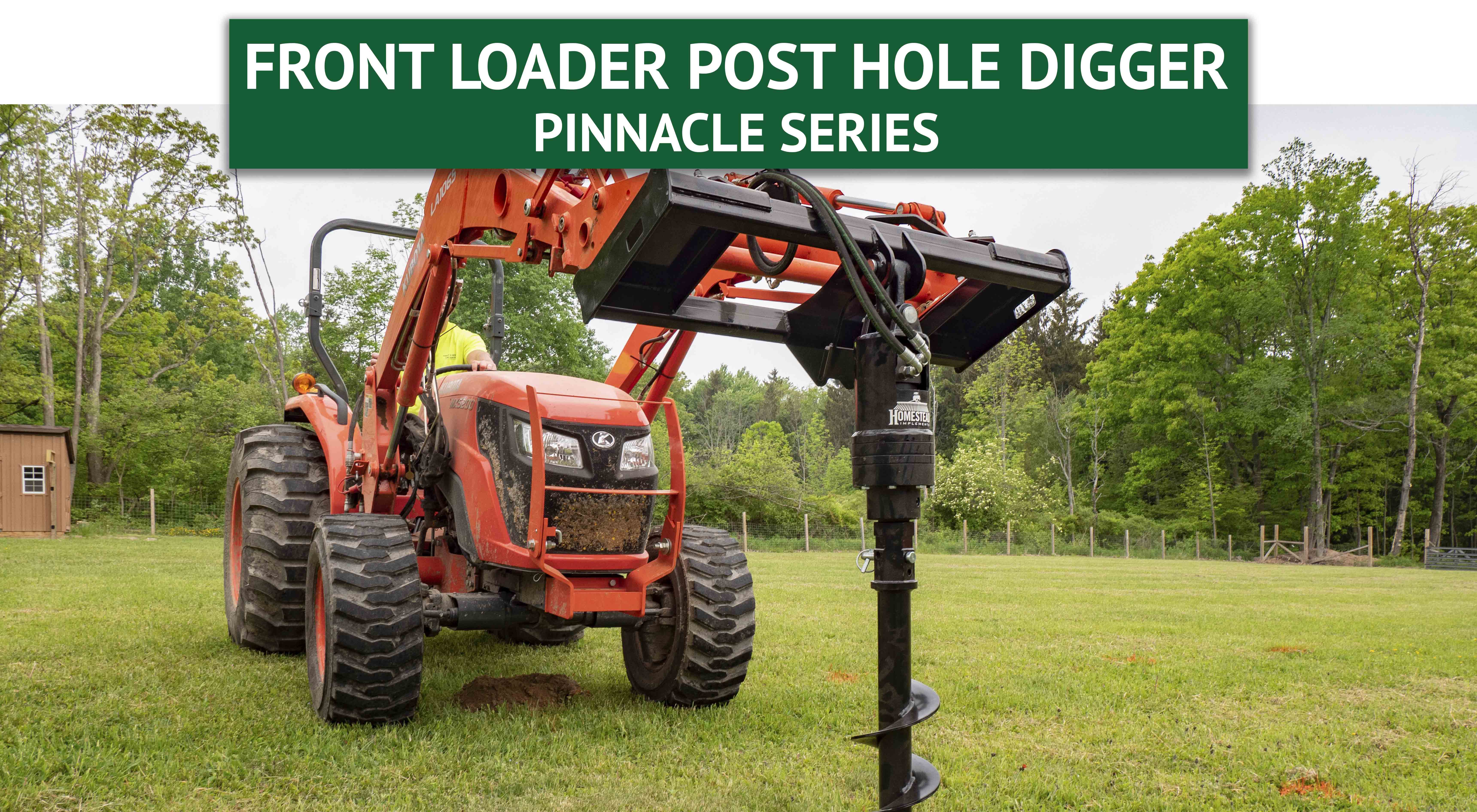 Details about   Front End Loader Post Hole Digger Euro Hitch 300mm Auger Tractor Package 