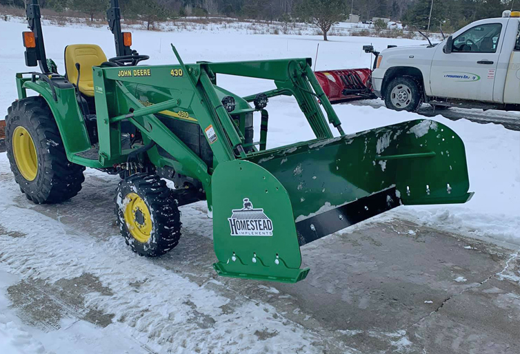 Compact Tractor Attachment Snow Pusher for John Deere